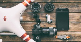 fotografía aérea con drone