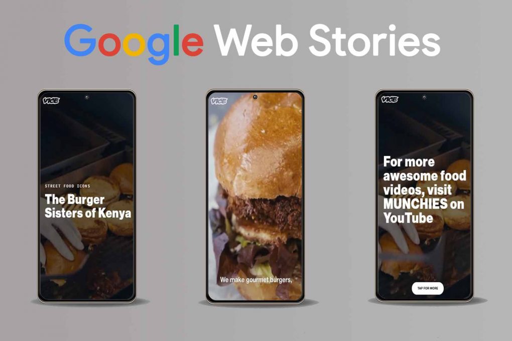 ejemplos de web stories