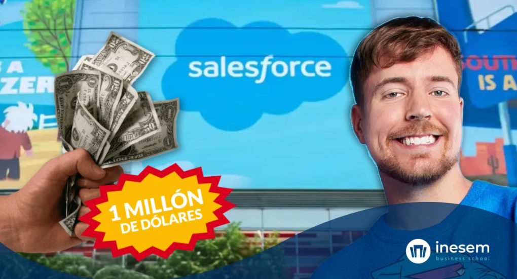 Reto de un millón de dólares de mrbeast y Salesforce