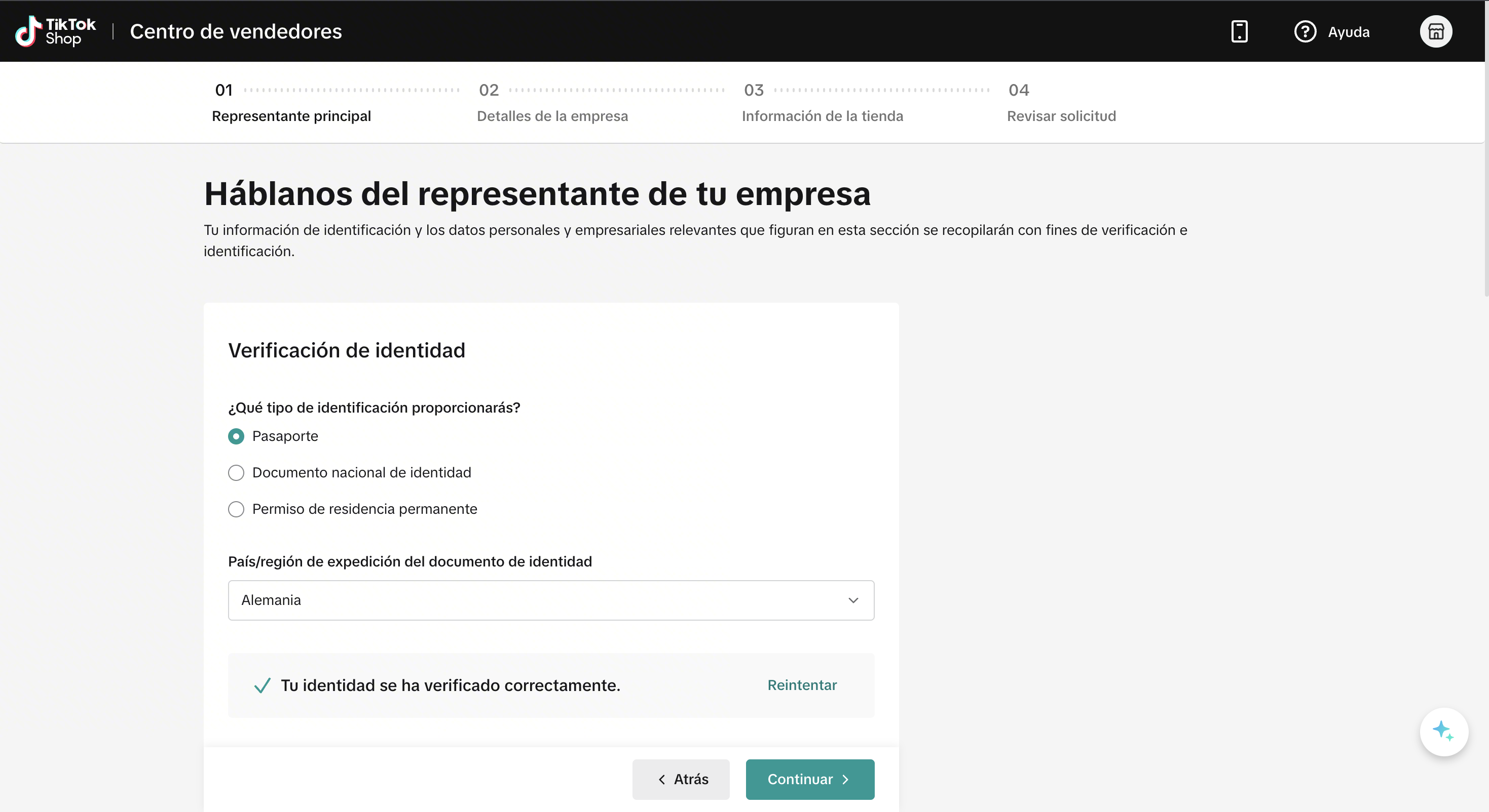 Pasos para crear una cuenta si eres empresa de autónomo.
