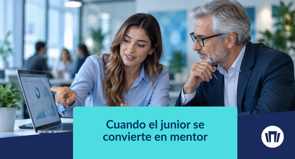 mentoring inverso. Cuando el junior enseña al senior