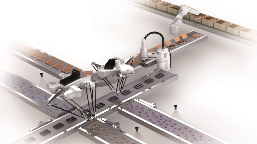 Trabajo de robots pick and place