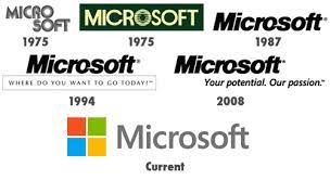 evolucion logos microsoft
