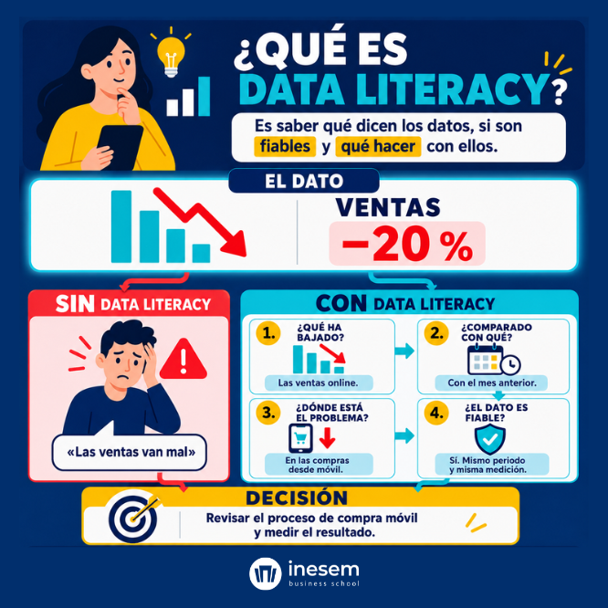 Explicacion sencilla data literacy